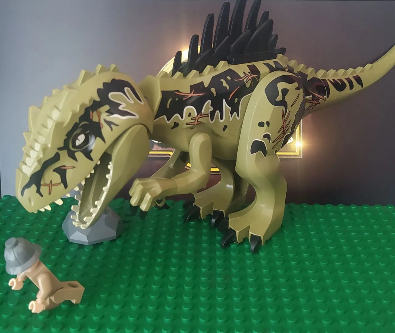 Dinossauro Giganotossauro Jurassic Park - blocos de montar (Lego) - Foto 4
