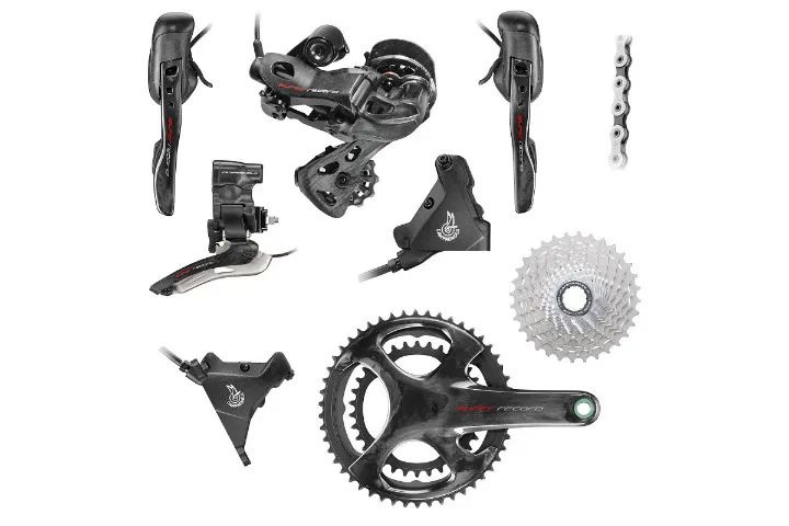 Grupo Completo Campagnolo Super Record EPS Disc 2x12v - Seminovo