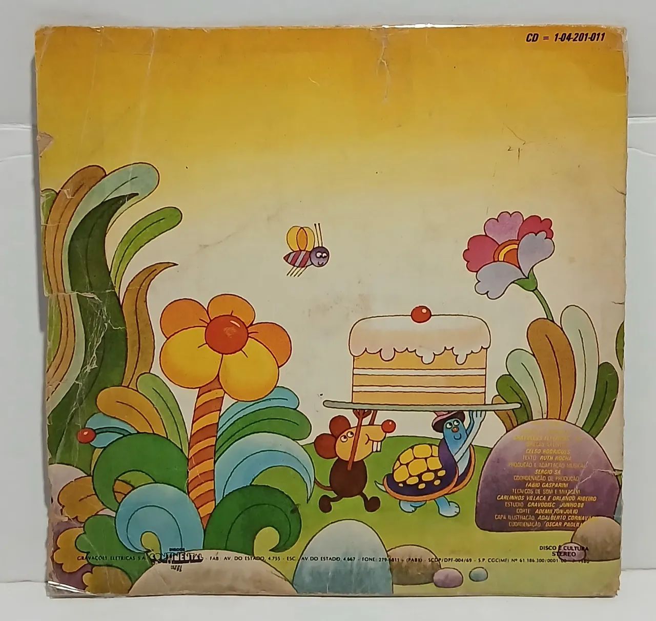 Disco de Vinil Compacto Infantil Ruth Rocha - Marcelo, marmelo, martelo 1980 - Foto 4