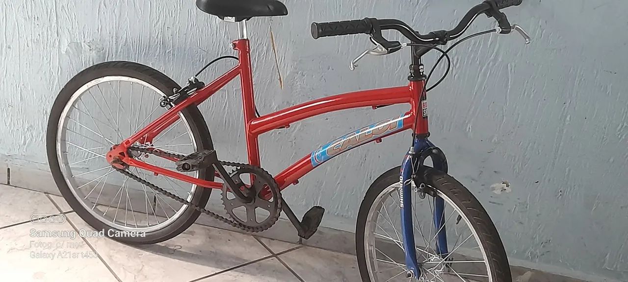 Bicicleta aro 20 caloi tudo ok ,revisada. - Foto 2