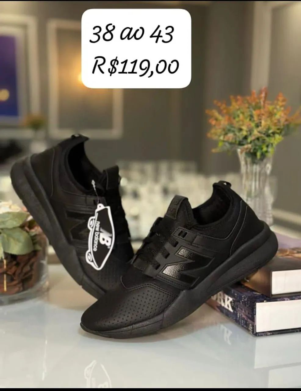 Tênis New Balance 247 All Black - Numeração 38 ao 43 - Calçados - América,  Aracaju 1409127207 | OLX