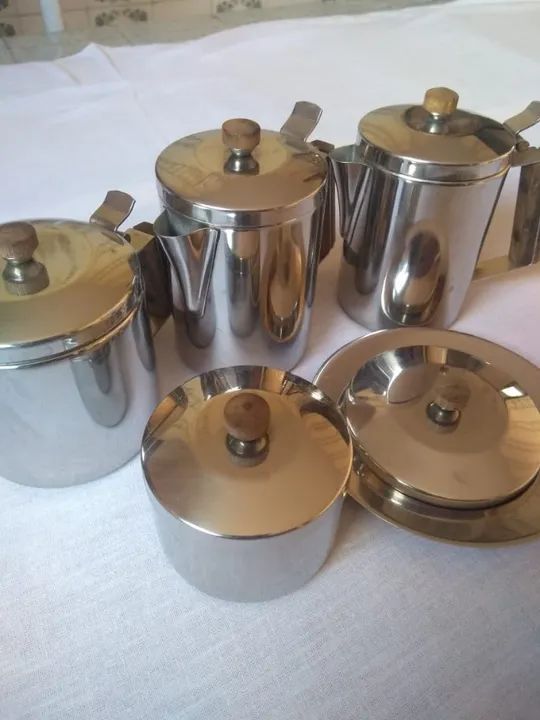 Conjunto Para Chá Cafe Wolff Inox - Foto 2
