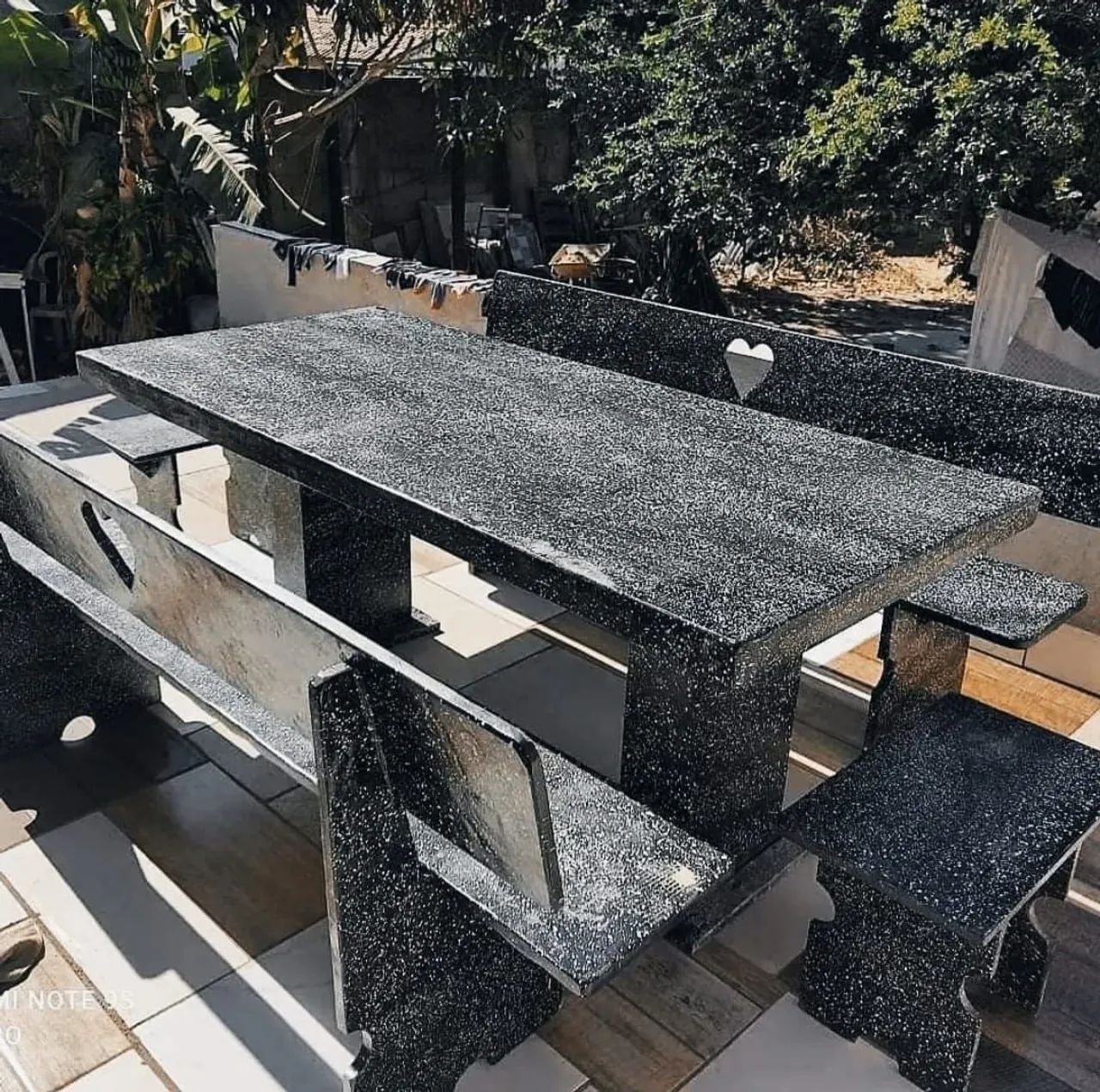Mesa de Jantar Branca Moderna com Cadeiras - Foto 4