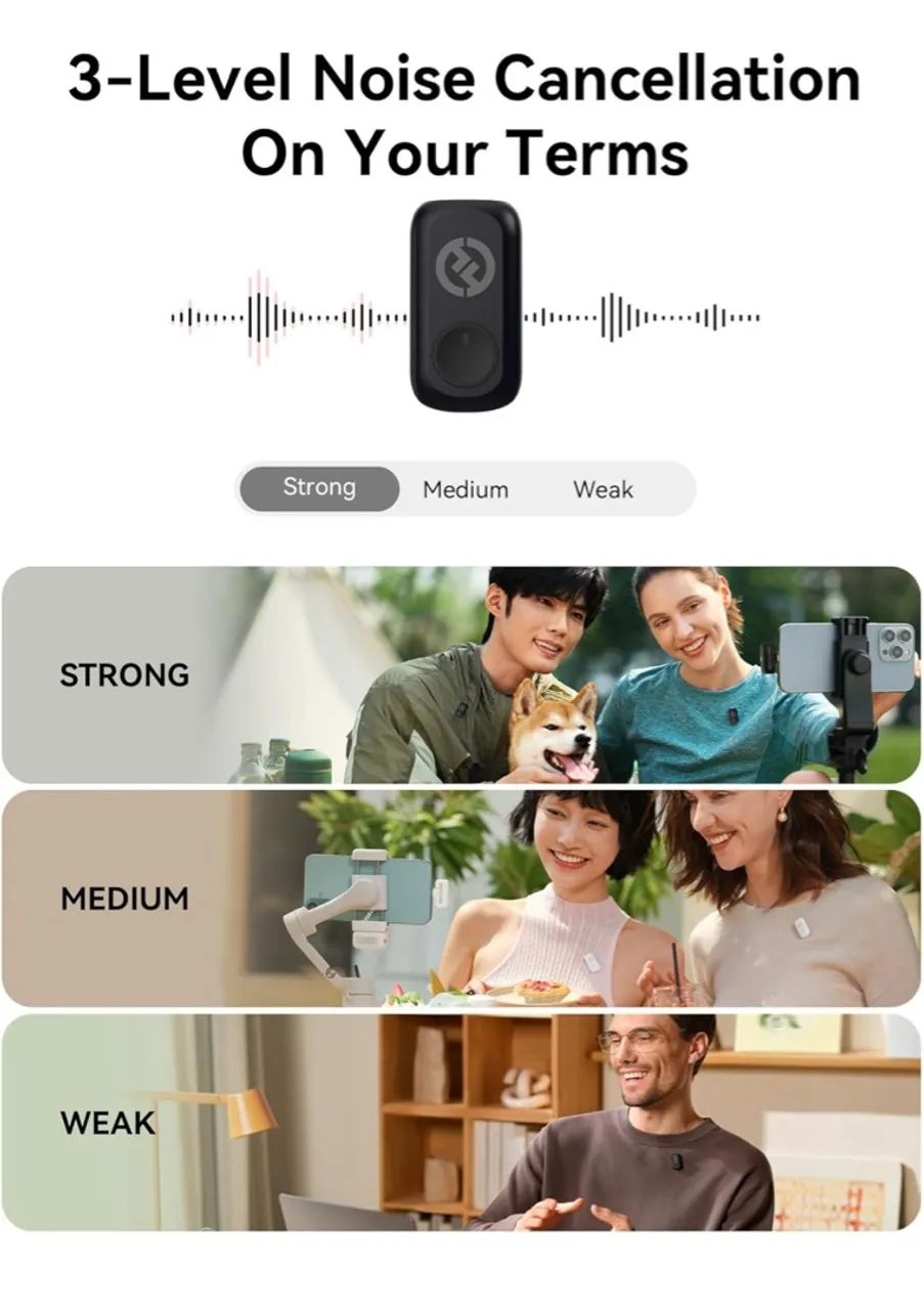 Microfone Hollyland Lark A1 Mini Wireless Qualidade de Estúdio - Foto 4