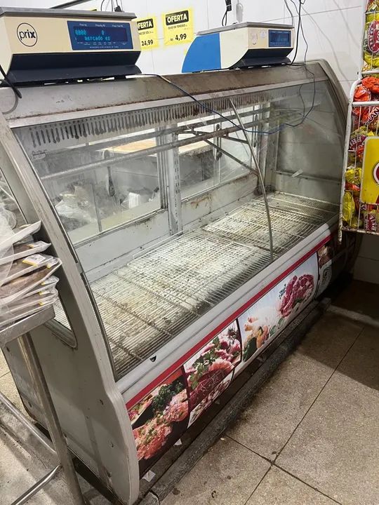Açougue geladeira 