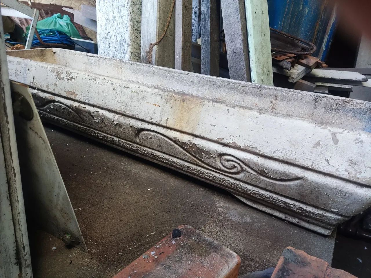 Floreira de cimento vaso de planta