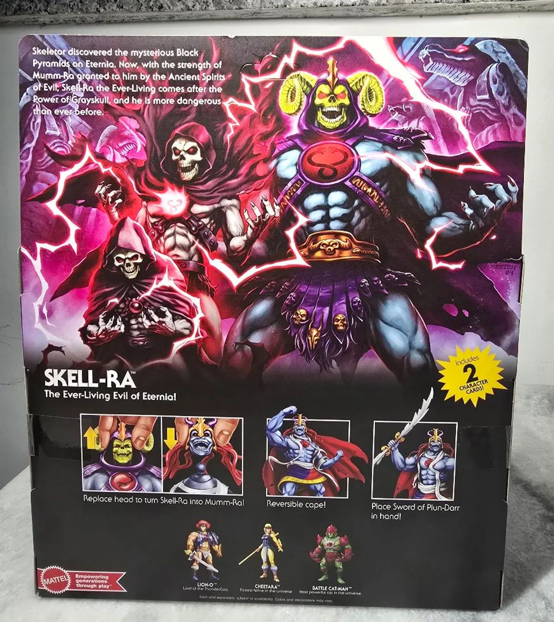 Masters of the universe x Thunder cats Skell-Ra Mattel lacrado - Foto 4