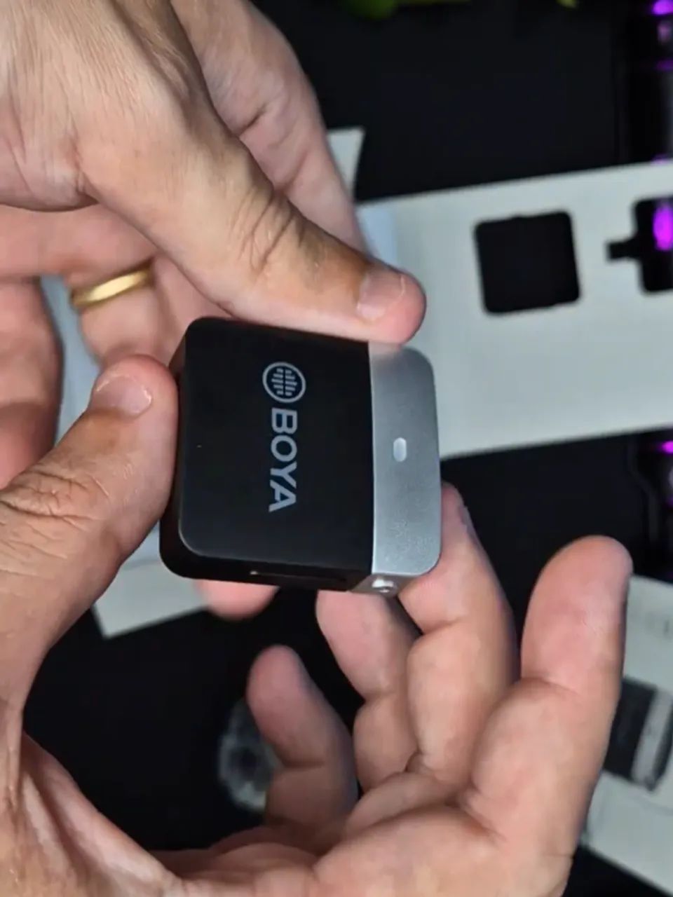 Microfone de Lapela Boya - Áudio Profissional com 60m de Alcance - Foto 2