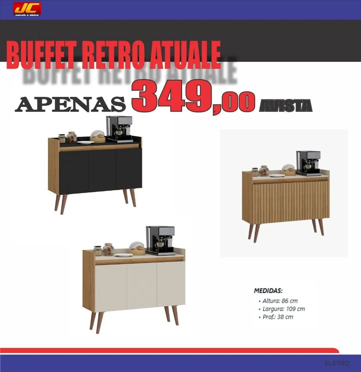 Buffet Retrô Atualle - Design e Funcionalidade!