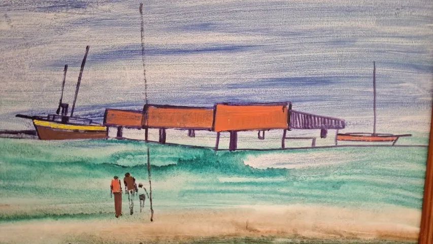  Quadro do Pintor Martins de 1987, 95 X 80 Cm, muito bem conservado.  - Foto 2