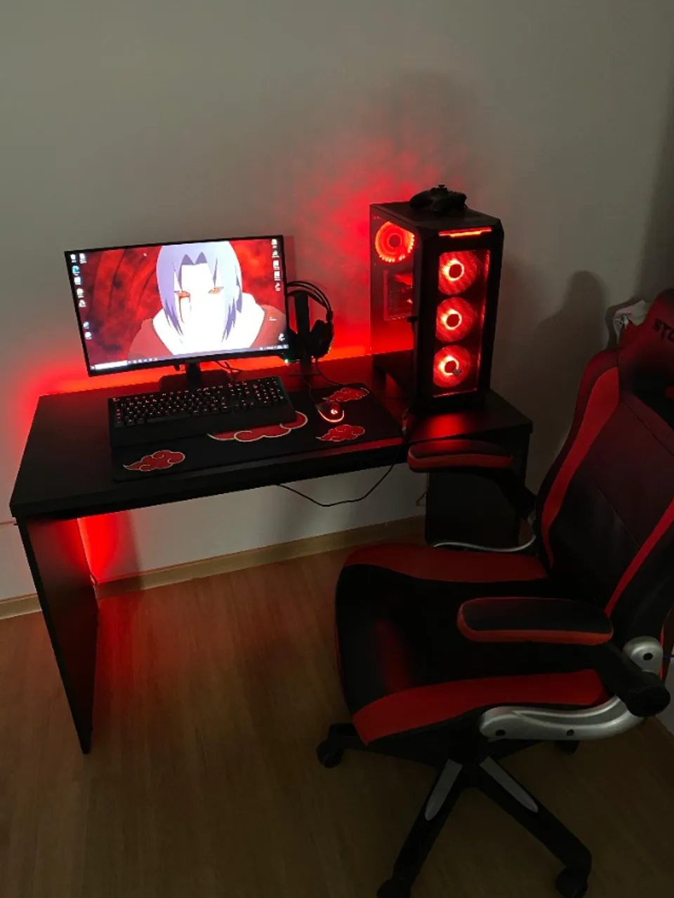 Mesa Escrivaninha em L - Preta