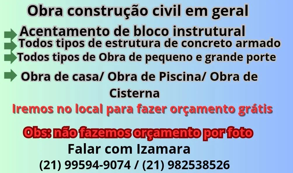 Precisando de pedreiro só chamar 
