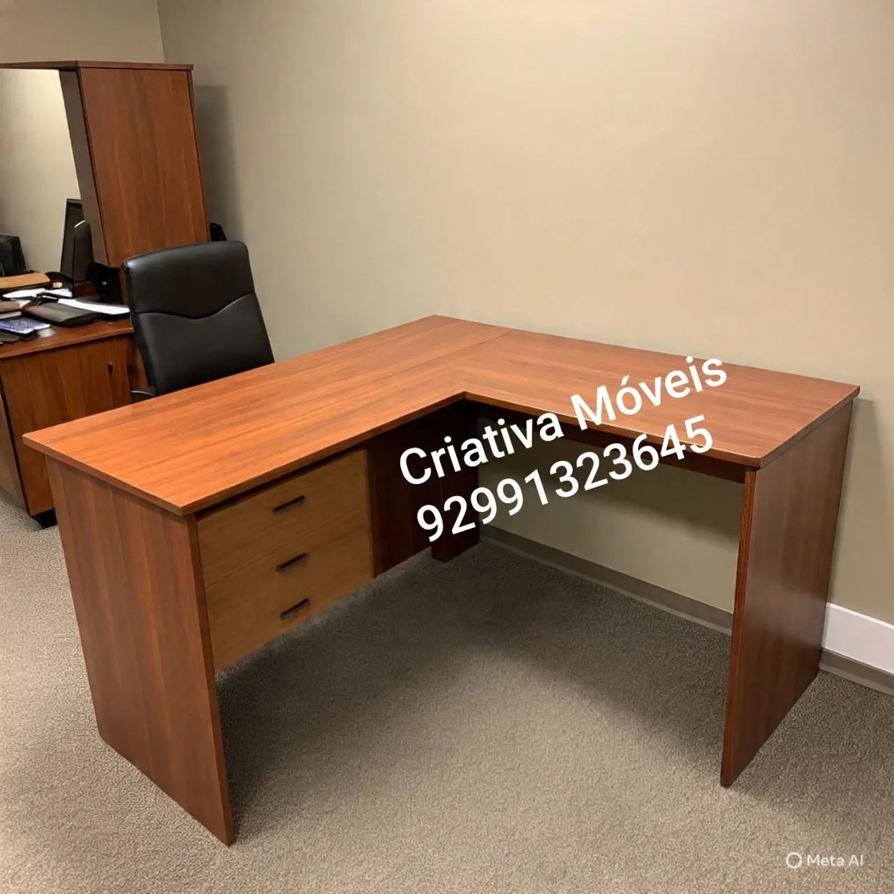 Mesa de escritório L