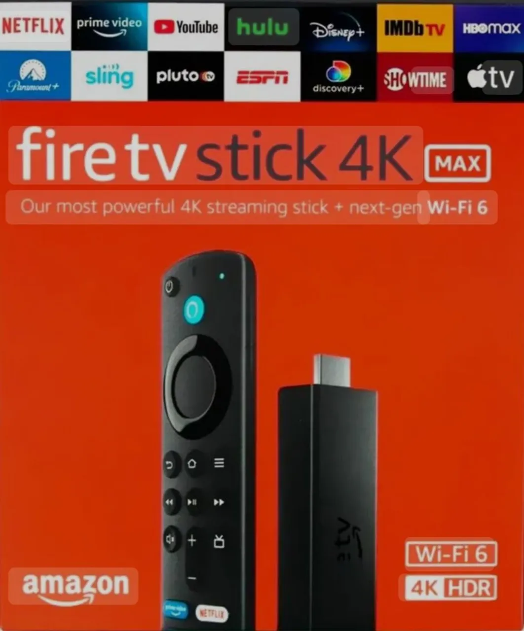 Fire TV Stick 4K Max - Streaming de alta qualidade