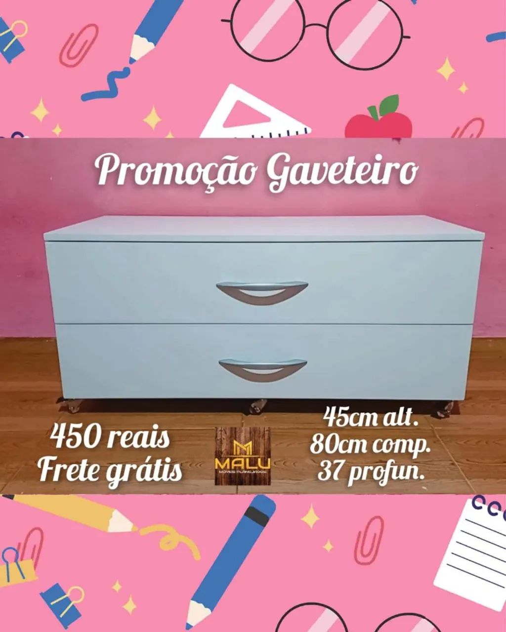 Gaveteiro em Promoção - Frete Grátis!