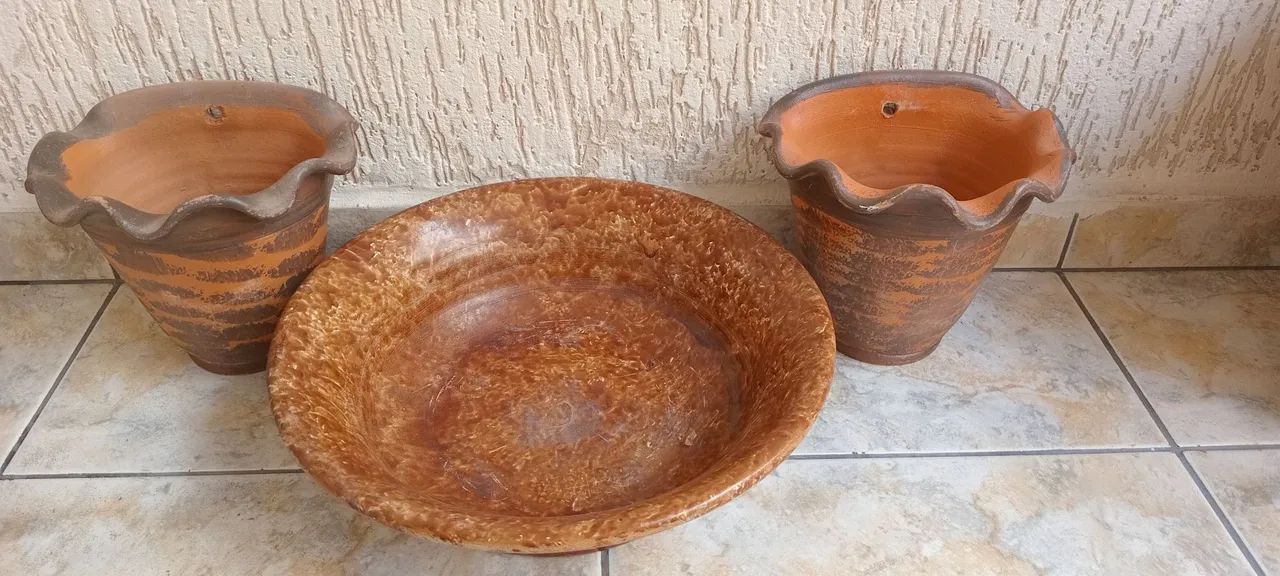 Conjunto de Vasos de Planta