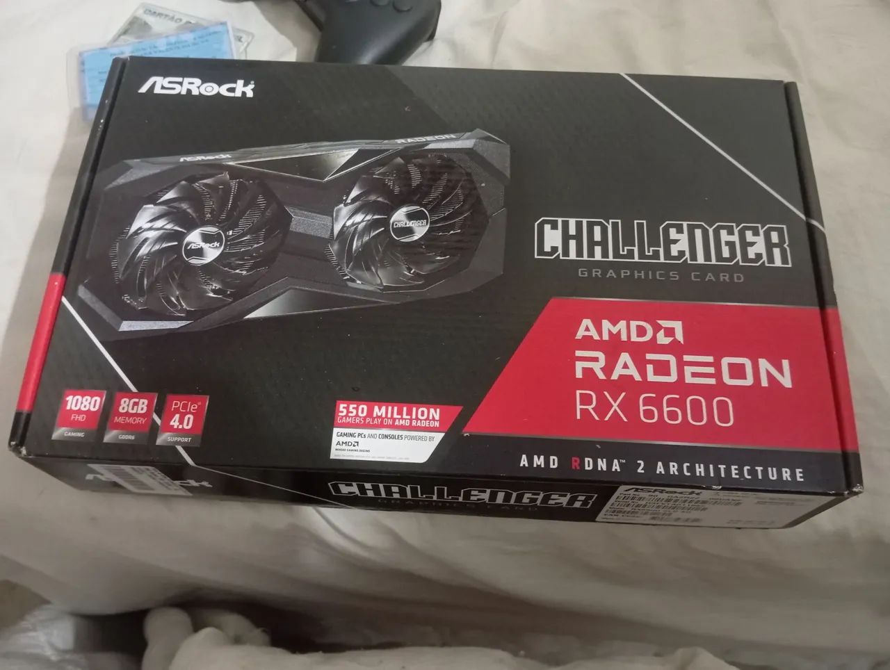 Placa de video rx 6600 RADEON CHALLENGER 64317618734081120