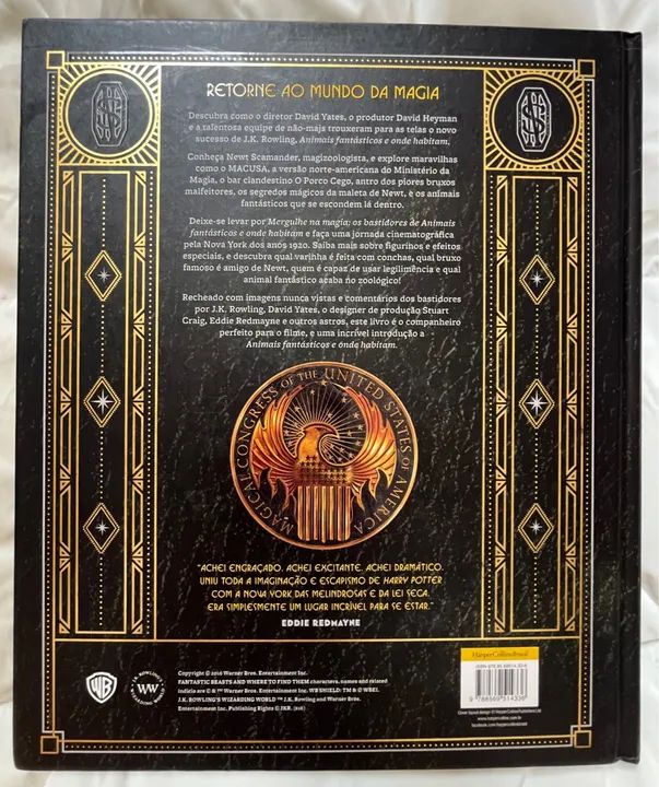 Livros Harry Potter, A Magia do Cinema.+ Bastidores de Animais Fantásticos e Onde Habitam - Foto 5