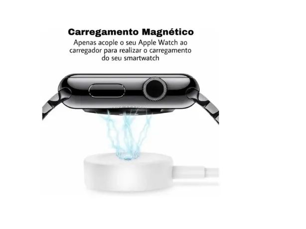 Cabo Carregador P/ Relógio Apple Watch Series 2 3 4 5 6 - Foto 5