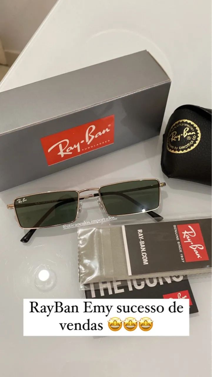 Ray Ban Emy lançamentoo exclusivo original Óculos de Sol - Foto 4