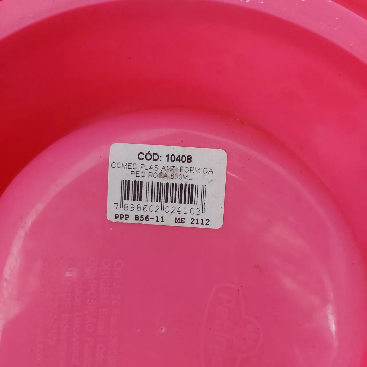 Tigela para Cães Rosa com Patinha media - Foto 3