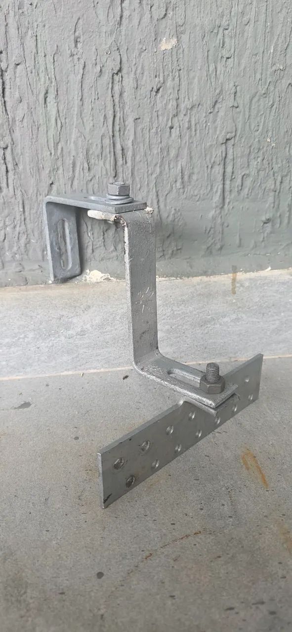 Suporte Fixador Painel Solar paraAlumínio Telha Cerâmica64363604864129120