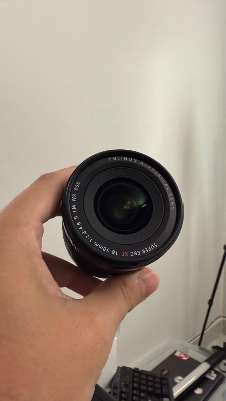 Lente Fujifilm 16-50 LM WR em excelente estado