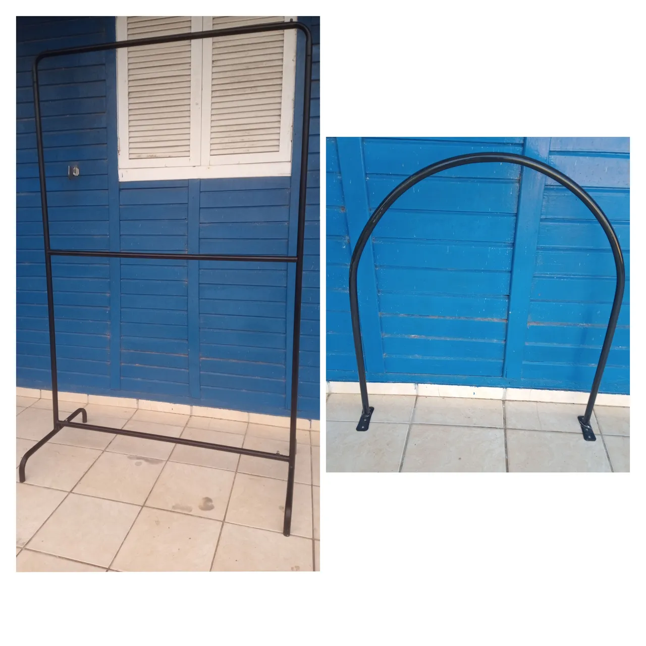 Com entrega Arara de roupas e suporte para provador