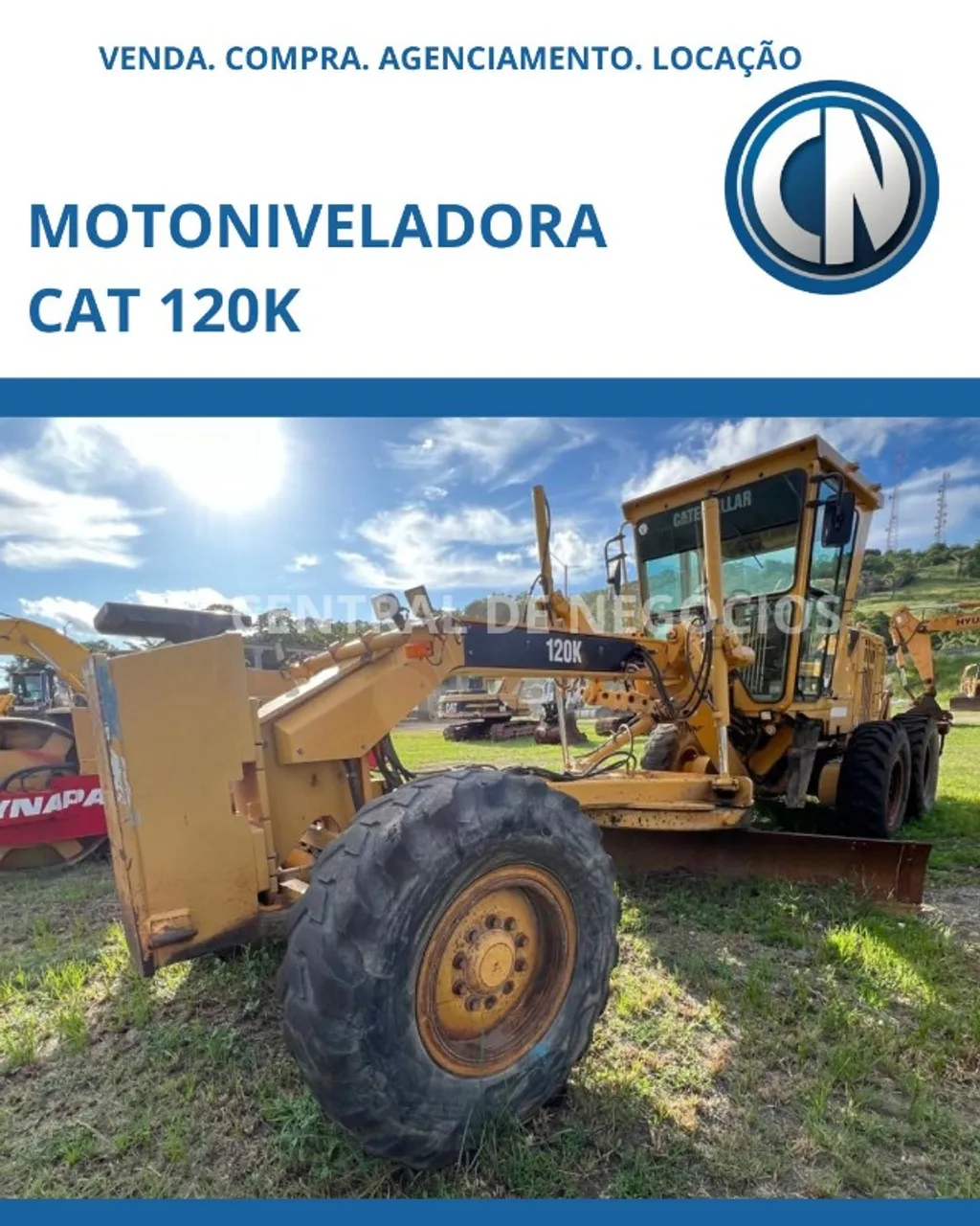 Motoniveladora CAT 120K 2014
