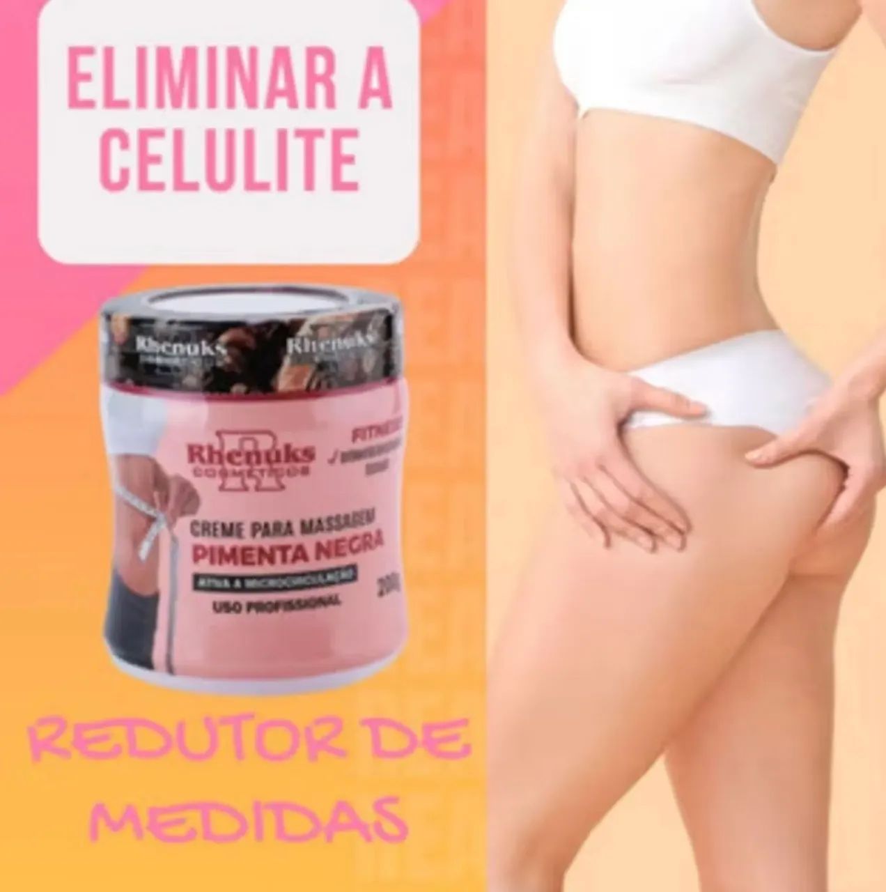 Cinta faixa + gel redutor pimenta negra  - Foto 5
