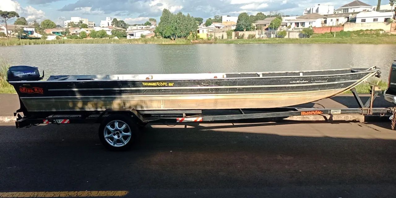 Conjunto 2014 Barco motor popa carreta rodoviária  - Foto 6