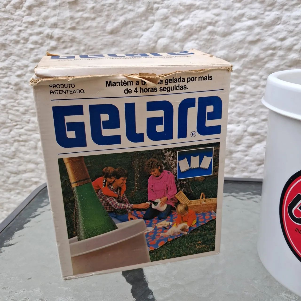 Gelare - Recipiente Térmico para Gelar Bebidas Vintage Retro - Bona Indústria Química - Foto 2