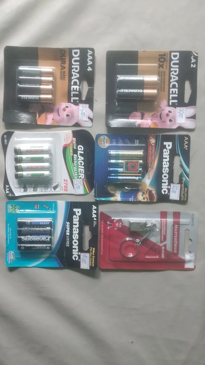 Pilhas novas palito Aaa e normal Aa - Foto 2