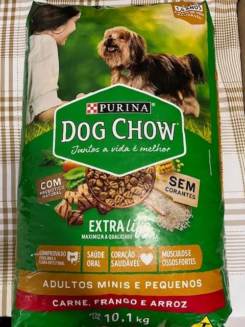 Ração para cachorro  DOG CHOW® Extralife® Ração Seca para Cães Adultos Minis & Pequenos Fr