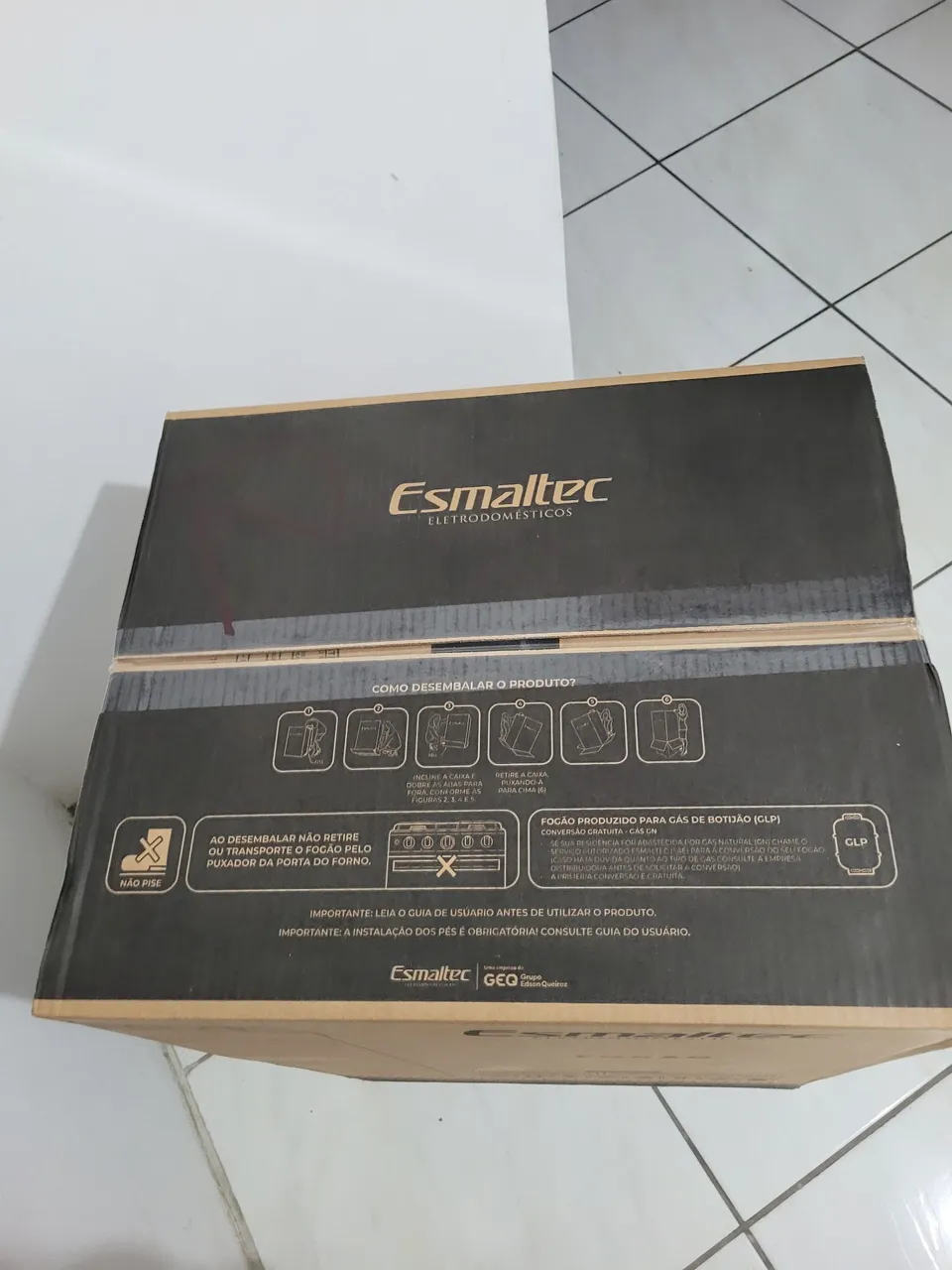 Fogão Esmaltec Novo 4 bocas aceito cartão