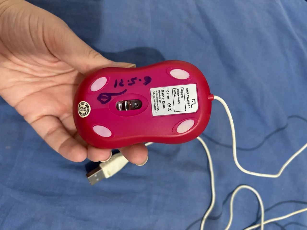 Mini mouse Multilaser Rosa - Foto 2