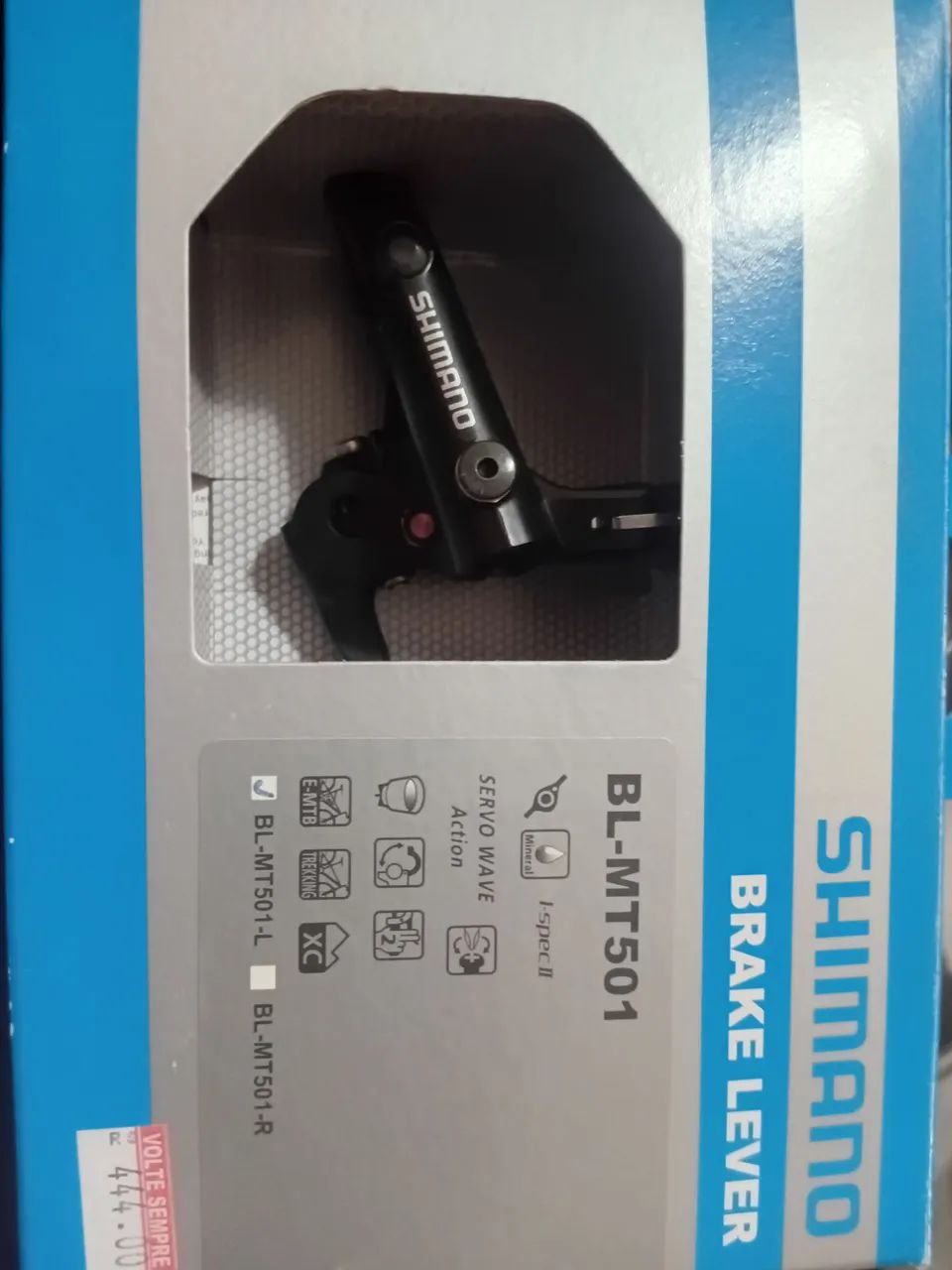 Manete de freio shimano bl-mt501 lado esquerdo