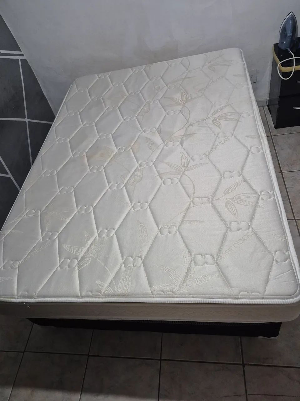 Colchão casal d33 ortocrim com box 