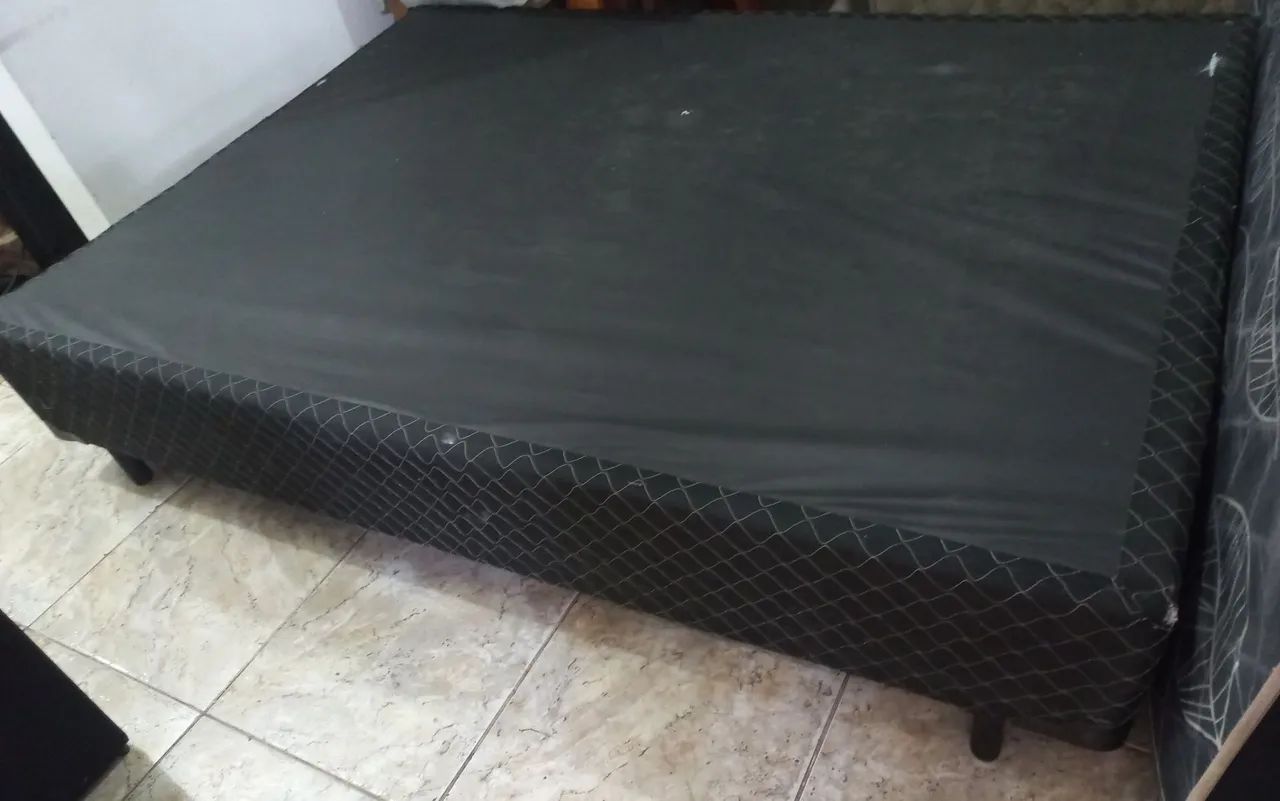 Cama box casal preta - Foto 3