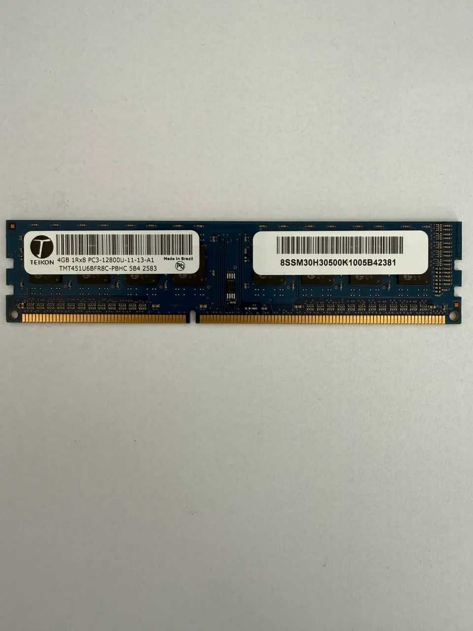 memória ram 4gb ddr3 12800mhz pc