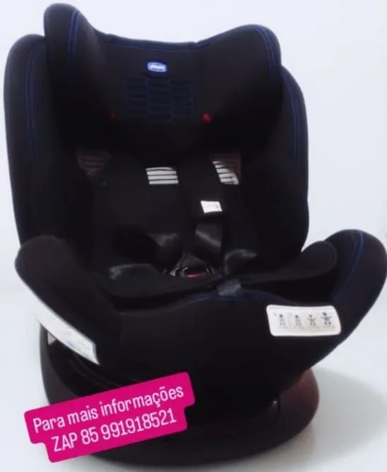 Cadeirinha de carro com isofix e Giro 360 graus  - Foto 3