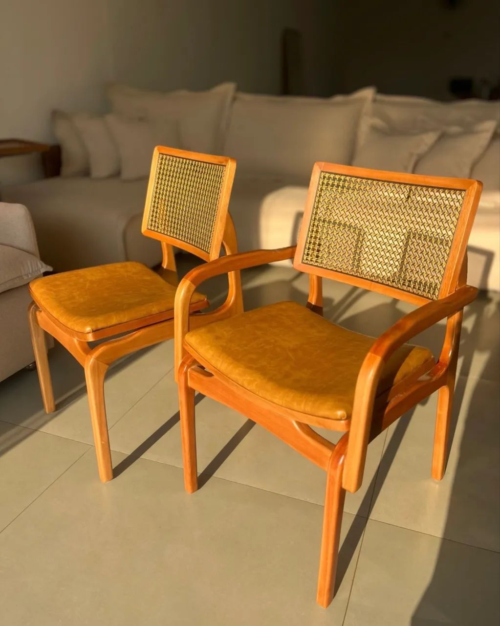 Cadeira nova madeira modernas com braço e sem braço para mesa de jantar  - Foto 3