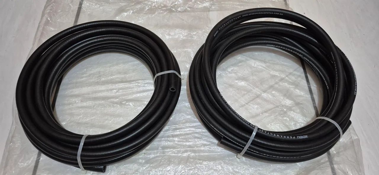 Duas mangueiras de ar compressor de 1/4 10 metros cada!