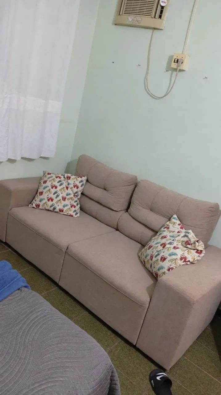 ? Sofá retrátil que vira cama ? confortável e espaçoso - Foto 3