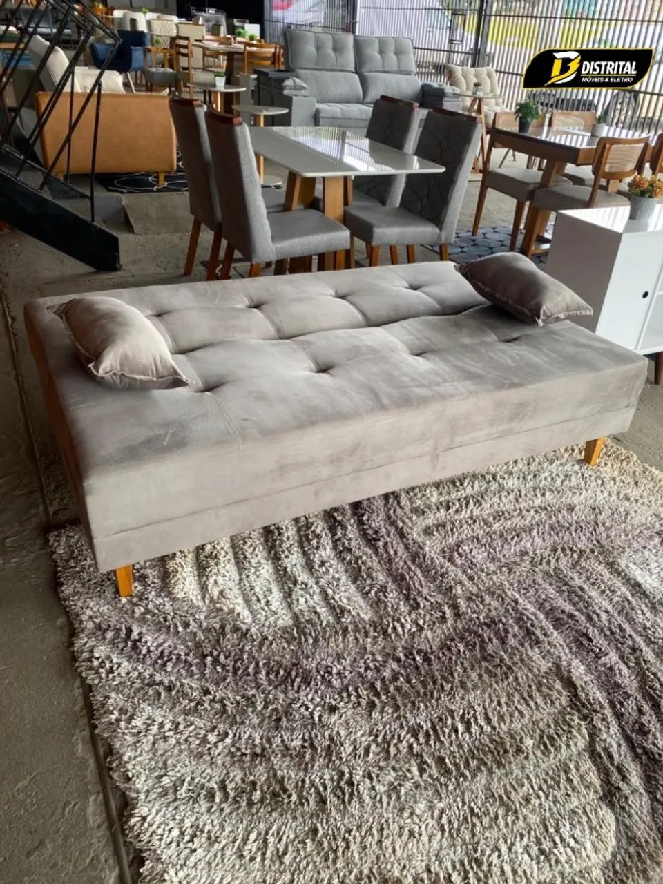 Sofá Cama Valência  1,82 De Largura  Pronta Entrega - Foto 2