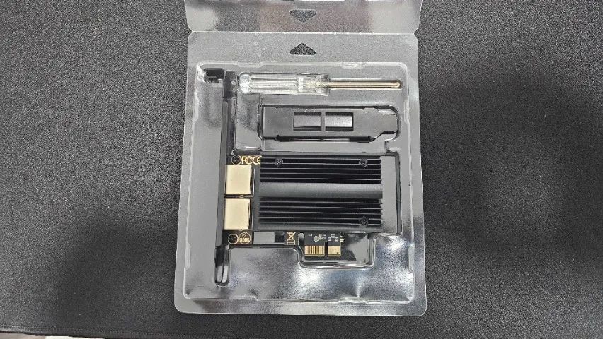 Placa de Rede PCIe x1 Dual Port RJ-45 2.5Gbps Chipset Intel i226-V - Foto 3