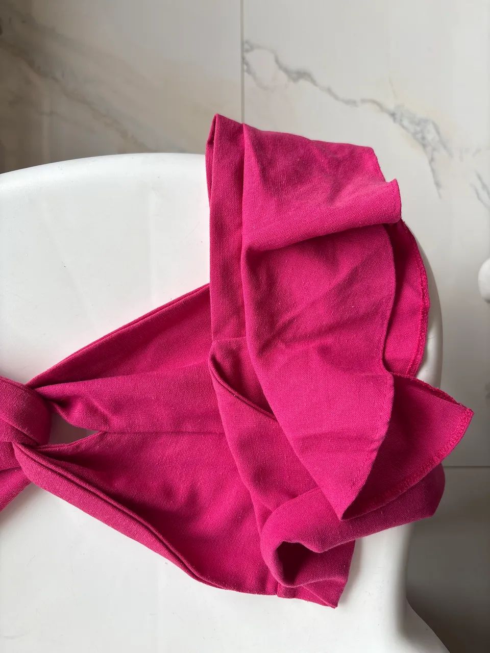 Roupa de amarração com laço rosa - Foto 2