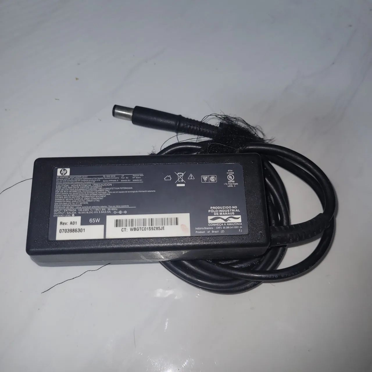 Carregador para notebook HP