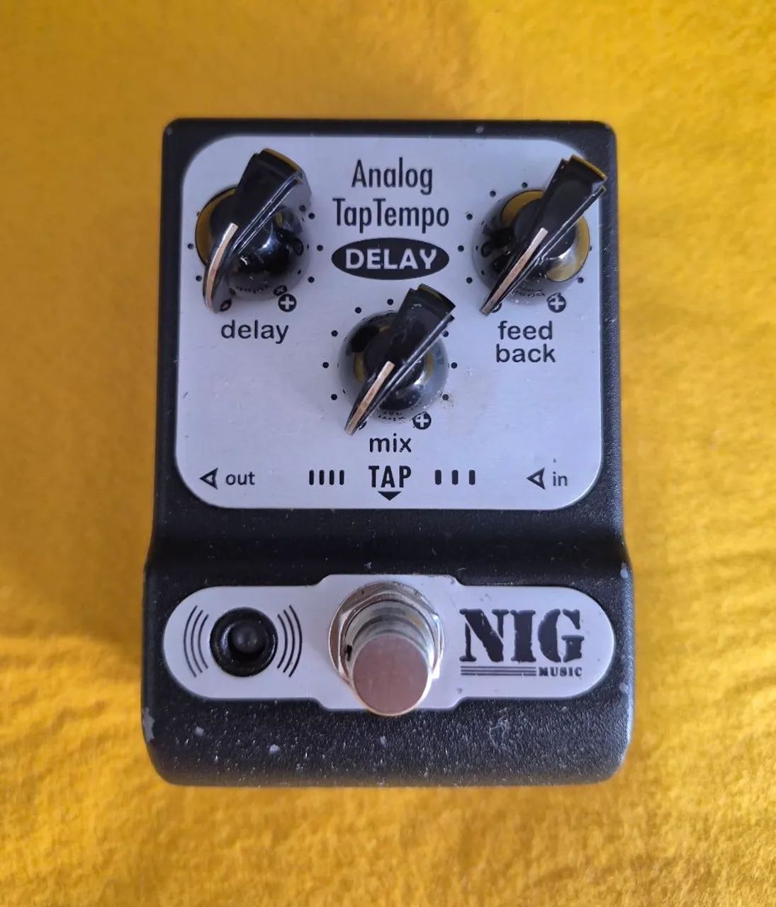 Pequeno e Brano Pedal de Delay Analog Nig 