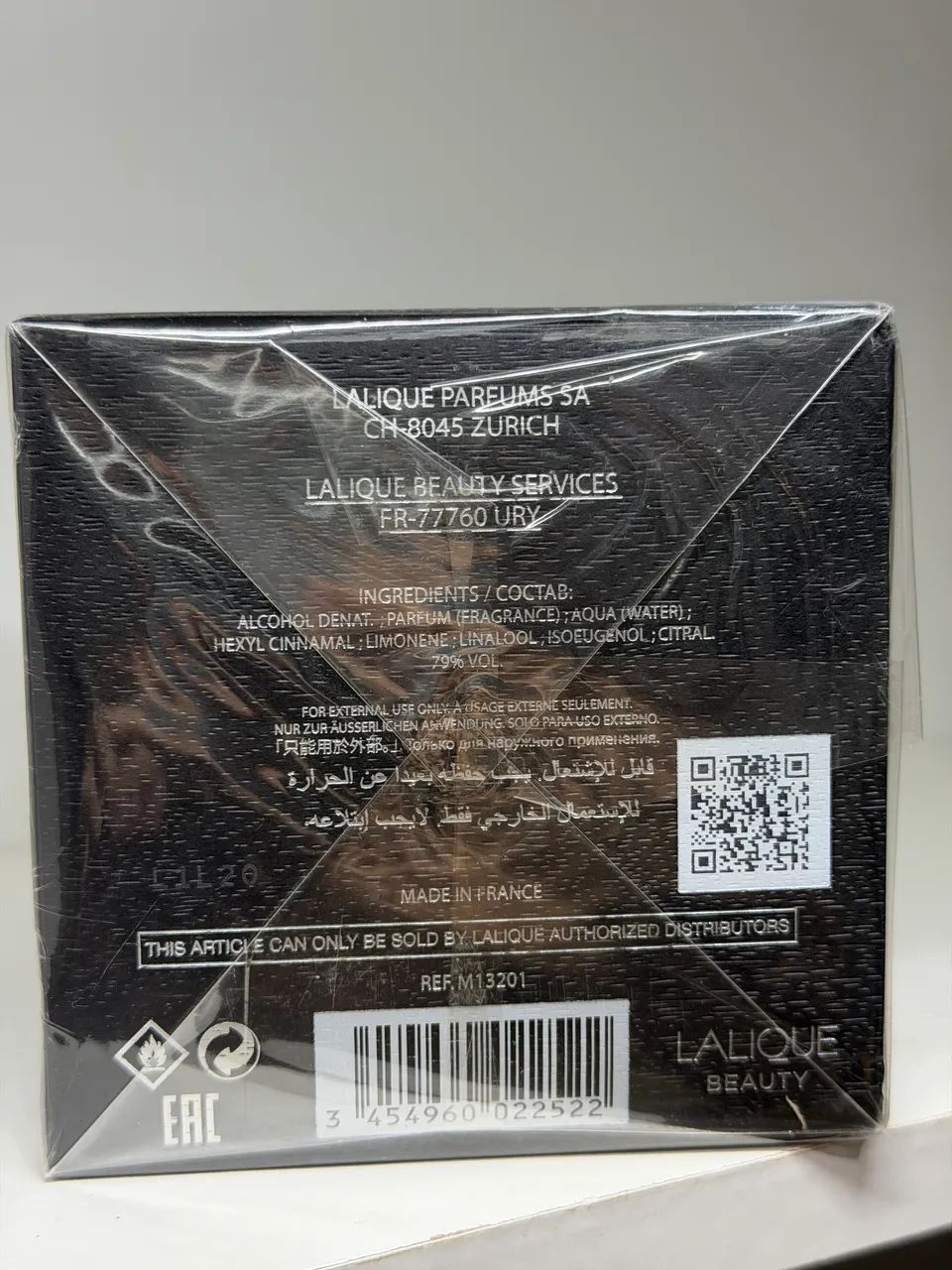 Perfume Encre Noire Lalique (lacrado) - Foto 2